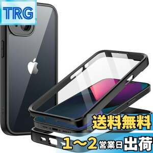 yzJETech iPhone 13p P[X 6.1C` KXtB 360°Sʍϋvی ϏՌ ȃX}zJo[ NAobN (ubN)