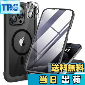 yzMiracase iPhone15pro p P[X MagSafeΉ 9H KX 360°ی X}zP[X iPhone15pro p Jo[ Sgop[یP[X 6.1C` tJo[ CX[dΉ }OZ[tΉ 