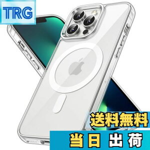 【送料無料】JETech iPhone 13 Pro マグネット ケース(6.1インチ用) MagSafe ワイヤレス充電対応 衝撃吸収 バンパーカバー 傷つけ防止 透明バック (クリア)