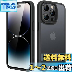 yzJETech }bgP[X iPhone 14 Pro 6.1C`p ϏՌ~^[O[h̗h~ ̔̔wʓdbJo[ wh~ (ubN)