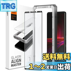 yzSpigen AlignMaster Sʕی KXtB Sony Xperia 1 III p KChgt \j[ Xperia 1 iii Ή ی tB tJo[ 1