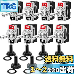 yzKiligen 8 ԃgOXCb`AthیLbvA10A/12VDC, 6A/24VDC 2s SPST ON/OFFbJ[gOXCb`AԃI[ggbN{[gp