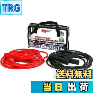 【送料無料】エマーソン(Emerson) 車用バッテリーブースターケーブル 12V 50A 3.5m ハイブリッド車救援端子対応 取っ手付き収納バッグ付き 【対応車種】軽自動車~中型自動車(1600ccクラスまで) EM-3