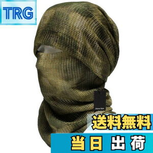 【送料無料】スナイパーベール ミリタリー カモフラージュ メッシュ アーミー ギリー ネット 狙撃 ライフル カバー 迷彩 シュマグ スカーフ フェイス ヘッドウェア (AT-FG/廃墟迷彩)