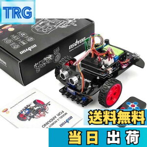 �y���������zOSOYOO2�� �쓮 �X�}�[�g ���{�b�g�J�[ �X�^�[�^�[�L�b�g Arduino�݊��� UNO R3 �v���W�F�N�g 2WD Smart Robot Car Kit �I�[�v���\�[�X ���烍�{�b�g �m�� ���{�������(9V�d�r�t��)