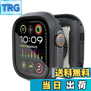 �y���������zElkson Apple Watch Ultra 2/1 �o���p�[�P�[�X & �X�N���[���v���e�N�^�[�L�b�g 49mm Quattro Max�V���[�Y ��� �~���^���[�O���[�h ��v �_�� �ϏՌ� �ی�J�o�[ �����K���X�t�� iWatch�p �u��