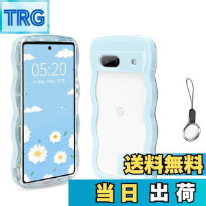 【送料無料】HILEGENER Google Pixel 8 かわいい ケース 波状フレーム うねうね 耐衝撃 グーグル ピクセル8 6.2インチ用滑り止め スマホケースウェーブ デザイン 手にフィット スマホカバー 韓国 可