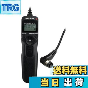 �y���������zPHOLSY N8 �^�C�}�[ �����[�g�R���g���[���[ �C���^�[�o�� �o���u �P�[�u�������[�Y Nikon �p Z8, Z9, D3, D4, D4s, D5, D6, D800, D850, D810, D700, D500, D300, D200, F6, F100, F5, F90, N90s, D1X, D2H, D3X