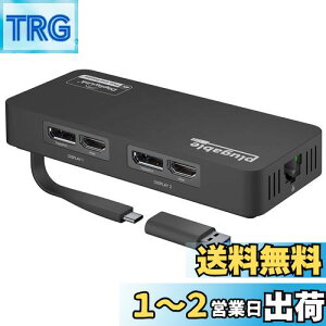 yzPlugable USB-C ϊOtBbNA_v^AfBXvCϊ Windows p fA 4K HDMI  DisplayPortAC[Tlbg|[gAUSB 3.0AUSB Type-C Ή