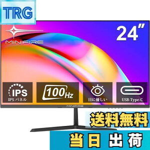 yzMinifire 24C` j^[ IPS fBXvC 100Hz tHD HDR10 u[Cgy tbJ[t[ VESAΉ t[X HDMI USB Type-C Xs[J[t (MF24X3Aj