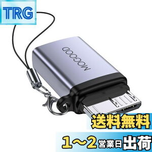 yzMOGOOD Micro B 3.0A_v^ Micro B to Type CϊA_v^[ USB3.0 CX }CNBIXA_v^ }CNB USB CXf[^A_v^ Otn[hSSDhCu fW^J dbp}CN