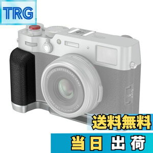 【送料無料】SmallRig 対応 X100VI / X100V専用 L字型ハンドル アルカ用クイックリリースプレート内蔵 軽量シリコンサイドハンドル シャッターボタンとホットシューカバー付き ハンドグリップ (