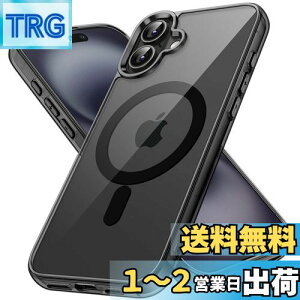 yzJETech iPhone 16 Plus 6.7C`p }Olbg P[X MagSafeΉ Ռz op[Jo[ h~ NAobN (ubN)