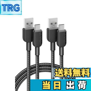 yzy2{ZbgzAnker 310 ϋviC USB-C & USB-A P[u USB 2.0 tXs[h[d iPhone 16 Galaxy LG AndroideΉ (1.8m 2{Zbg)