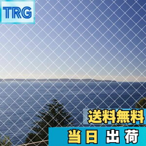 【送料無料】防鳥ネット ベランダ鳥よけネット 幅4m×長さ10m カラス 鳩対策防鳥網 果樹守りや野菜栽培や防獣ネット 猫侵入脱走防止 透明色 (結束バンド 15本付き)Limthe