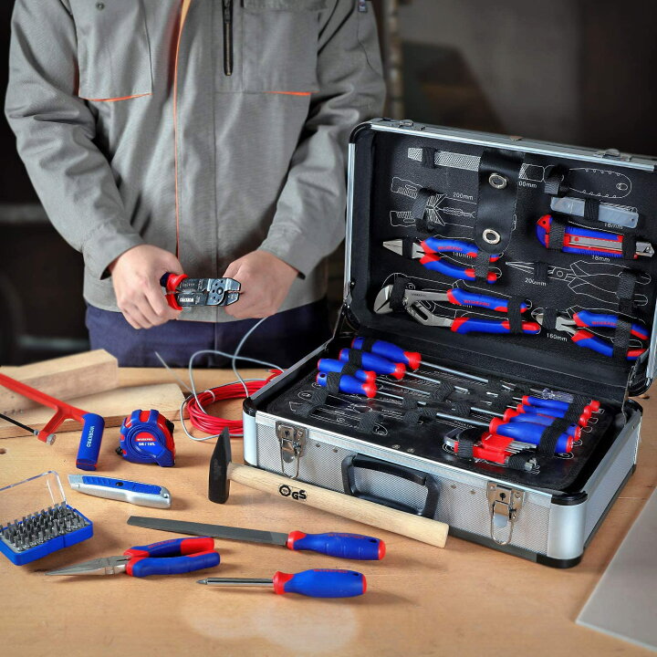 楽天市場】【送料無料】WORKPRO ホームツールセット 工具セット 119点 