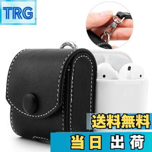 yzAirPods P[X ATiC AirPods 1/2 ɓKp U[ Sʕی nhXgbvt ϏՌ h~ G|bY P[X GA|bh P[X  IV y Black