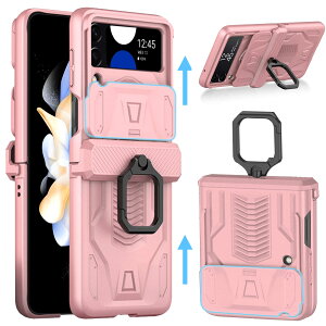 �y���������zMiimall Galaxy Z Flip 4 SCG17/SC-54C ��p �P�[�X �}�O�l�`�b�N �M�����N�V�[ Z Flip 4 SCG17 �J�o�[ �J�����ی� �����O�t�� �S�ʕی�P�[�X �C�菝�h�~ PC�ޗ� �y�� �h�Ռ� �M�����N�V�[ Z Flip