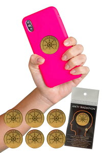 【送料無料】Tierneys 電磁 波 防止ステッカー 電磁 波 防止シール スマートフォン パソコン IT家電 電子レンジ 遮断 過敏 5G 対策