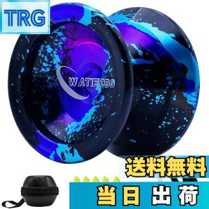�y���������zYoyo Professional,Metal Responsive Yo yo for Kids Beginners, Unresponsive Yo yo for Adults Intermediate-Advanced Players with U Type KK Bearing + Glove and 10 Replacement Yoyos Strings(Blue)