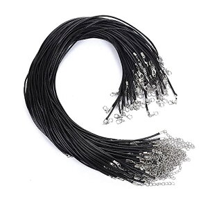 【送料無料】YINKE ネックレスチェーン 合皮 アクセサリー レザー チョーカー 紐 手芸 ハンドメイド材料 アクセサリー パーツ レザーチョーカー 20本セット