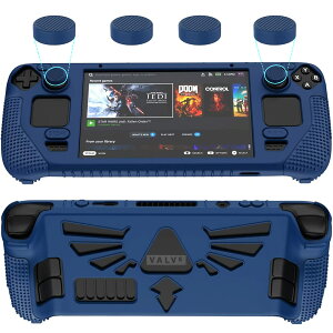 �y���������zMiimall Steam Deck 2022�p�u�P�[�X�{�e�w�O���b�v�L���b�v�Z�b�g�v�X�`�[���f�b�L2022�P�[�X �V���R�� �J�o�[ �\�t�g �C�菝�h�~ �y�� �h�Ռ� �ی�P�[�X ���b�J�[�L���b�v Steam Deck 