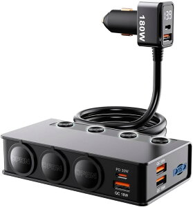 yzDURASIKOԗpVK[\Pbg 3A ԍڏ[d QC3.0&PD30W}[d|[gt d 1.1m OȑΉ ő180Wd͋ ߕוی 12-24VԌp ƗXCb` ho