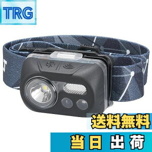 【送料無料】オーム(OHM) 電機 LEDヘッドライト 人感センサースイッチ 調光 白色点灯/赤色点灯/赤色点滅 IPX4 ECLAT 240ルーメン 電池式(単4×3) アウトドア 災害 LC-S24A7 08-0934