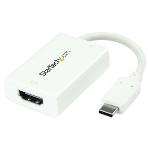 yzStarTech.com USB-C - HDMI rfIA_v^Ro[^[ - 4K 30Hz - Thunderbolt 3Ή - USB 3.1 Type-C - HDMI j^[ gxhO ubN
