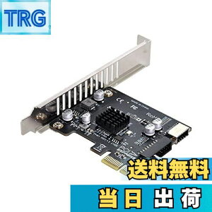 yzcablecc 5Gbps Type-E USB 3.1 tgpl\Pbg& USB 2.0PCI-E 1X ExpressJ[hVL805A_v^[ }U[{[hp BLACK PCI-E CARD