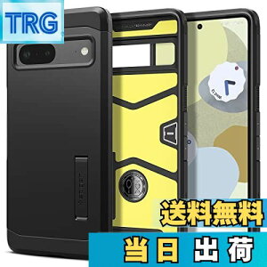 �y���������zSpigen Pixel7 �P�[�X �ϏՌ� �X�^���h�t�� �ČRMIL�K�i�擾 �O�w�\�� �X�}�z�X�^���h �J�����ی� ���h�~ �Ռ� �z�� Qi�[�d ���C�����X�[�d �^�t�E�A�[�}�[ ACS04701 (�u���b�N)