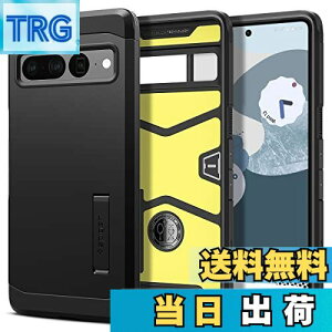 �y���������zSpigen Pixel7 Pro �P�[�X �ϏՌ� �X�^���h�t�� �ČRMIL�K�i�擾 �O�w�\�� �X�}�z�X�^���h �J�����ی� ���h�~ �Ռ� �z�� Qi�[�d ���C�����X�[�d �^�t�E�A�[�}�[ ACS04728 (�u���b�N)