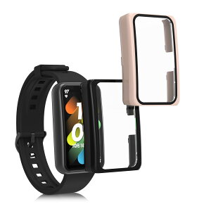 �y���������zkwmobile 2x �P�[�X HONOR Band 7 / Band 6 / Huawei Band 7 / Band 6�Ή� �J�o�[ - �t���{�f�B �K���X �ϏՌ� �����^ ���F/����