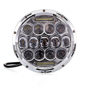 �y���������zRanzek LED�w�b�h���C�g 7�C���` hi/lo�r�[�� 75W LED �W�[�v�����O���[ DRL�@�\�t�� JK TJ LJ�K�p ���P�x