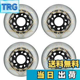 【送料無料】TianBo 88A PU耐摩耗インラインローラースケート交換用ウィール （4パック）（ベアリングなし）インラインスケート サーフボード キャスターボード ウェーブボード ストリートサーフィン に用いる サイズ72mm 76mm 80mm