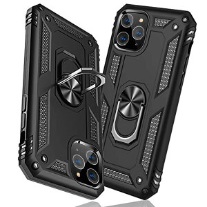 yziPhone 11 Pro Max P[X O ϏՌ Ռz h~ Sʕی Jی X^ht TPU+PCop[ wh~΍ d\ 360x] ho ԍڃz_[Ή ϖh~ ČRMIL