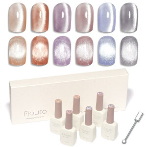 �y���������zFiouto�}�O�l�b�g�l�C�� ��e��15ml �W�F���l�C�� �J���[�W�F�� �t���b�V���}�O�l�b�g�W�F�� �L�ڃW�F�� UV/LED�Ή� ���Εt�� 6�F�Z�b�g �����炫��P�� �}�O�l�b�g�i�L���L�� �t��