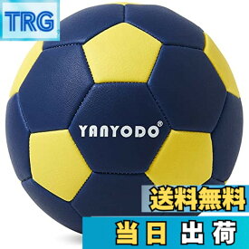 【送料無料】YANYODO ハンドボール 3号球 練習用 ソフトハンドボール 屋外 レーニングボール 3号 大人 一般/大学/高校用 ボール マイクロファイバ合成皮革 ブルー/イェロー