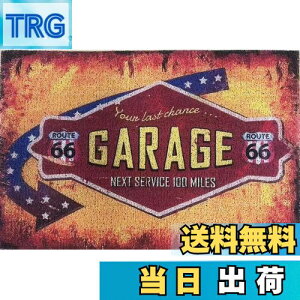 【送料無料】speed mao アメリカン ヴィンテージ風 雑貨 ガレージ 玄関マット 屋外 土足用 色:バリエーション、サイズ:40cm×60cm