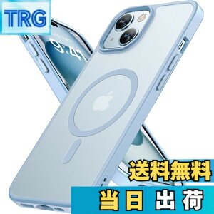 �y���������zMiracase iPhone13/14/15 /16/17�P�[�X�yMagsafe�Ή��E�ČR�K�i�z�ϏՌ��A���h�~�A���΂ݖh�~�A�����Ĕ��ɗD�����f�U�C���A�����{�^���A�}�b�g�A�t���X�g �F�F���F�A�T�C�Y�FiPhone 15