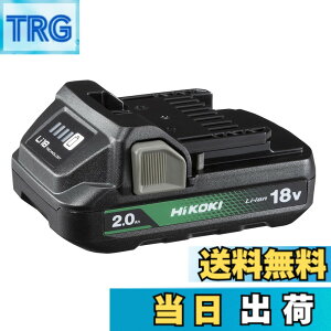 �y���������zHiKOKI(�n�C�R�[�L) iKOKI 18V 2.0Ah ���^���`�E���C�I���d�r �c�ʕ\�������v�t�� �≷�� UL18DC UL18DD UL18DBA�Ή� BSL1820M 0037-7795