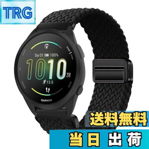 �y���������z[YealRed] �o���h 20mm For Garmin Forerunner 570 42mm/V?voactive 6 / 5 �����p�X�g���b�v �e���i�C������ �ւ��x���g �ґg�X�g���b�v ���C�o�b�N�� �����x���g �}�O�l�b�g�o���h �R���p�`�u��Ga