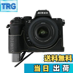 【送料無料】SIUTATDSH カメラケース PUレザー 適用 Nikon ニコン Z50II Z 50 M2 Mark2 ケース ライナーケース カメラホルダー、耐震・耐衝撃・便携?三脚設置でき、電池交換でき。 (ブラック)