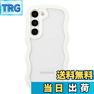 【送料無料】QLTYPRI Galaxy S24 ケースクリア SC-51E / SCG25 TPU バンパー ウェーブ おしゃれ 韓国 可愛い ケース 透明 薄型 軽量 耐衝撃 スマホケース ワイヤレス充電対応 ストラップホール付き ギャ