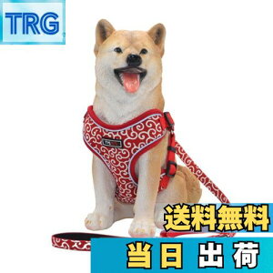 【送料無料】THAIN ハーネス&リードセット 小型犬 胴輪 小型 ベストハーネス 犬 抜けない おしゃれ ハーネス ひっぱり防止 猫 ハーネス かわいい 小型犬 ハーネス 軽量 リード 犬 唐草模様 夜