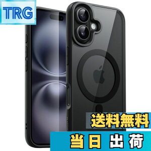 yzJETech iPhone 16 Plus 6.7C`p }Olbg P[X MagSafeɑΉ Ռz op[Jo[ \bhJ[}bgTPUt[ h~ NAobN (ubN)