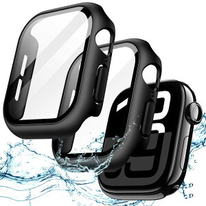 yzJETech Apple Watch Series 11/10 46mmp hP[X tی십KXtB n[hPCop[ SʕیJo[ 2Zbg (ubN)