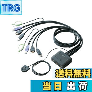 �y���������z�G���R�� KVM�X�C�b�` hdmi usb �ؑ֊� �X�s�[�J�[ �茳�X�C�b�` 2�� KVM-HDHDU2