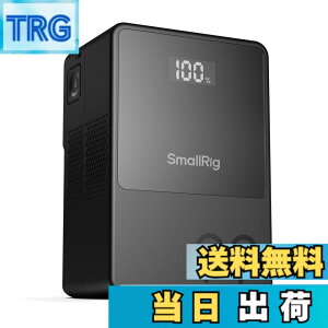 �y���������zSmallRig VB99 �~�j V �}�E���g �o�b�e���[ 6700mAh(99Wh/14.8V) 100W PD USB-C�}���[�d OLED �X�N���[�� DC�|�[�g��� D-TAP USB-A BP�C���^�[�t�F�[�X �J�����Ή� �r�f�I�J�����Ή� ���j�^�[�p �X