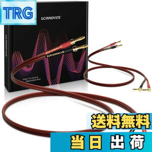 �y���������zUCINNOVATE�o�i�i�v���O�t��2�p�b�N14 AWG���X�s�[�J�[���C���A�����b�L���p�o�i�i�v���O�t��2X 2m HiFi OFC�X�s�[�J�[�P�[�u���A�I�[�f�B�I�}�j�A�T�E���h�A���v�p�I�[�f�B�I�P�[�u